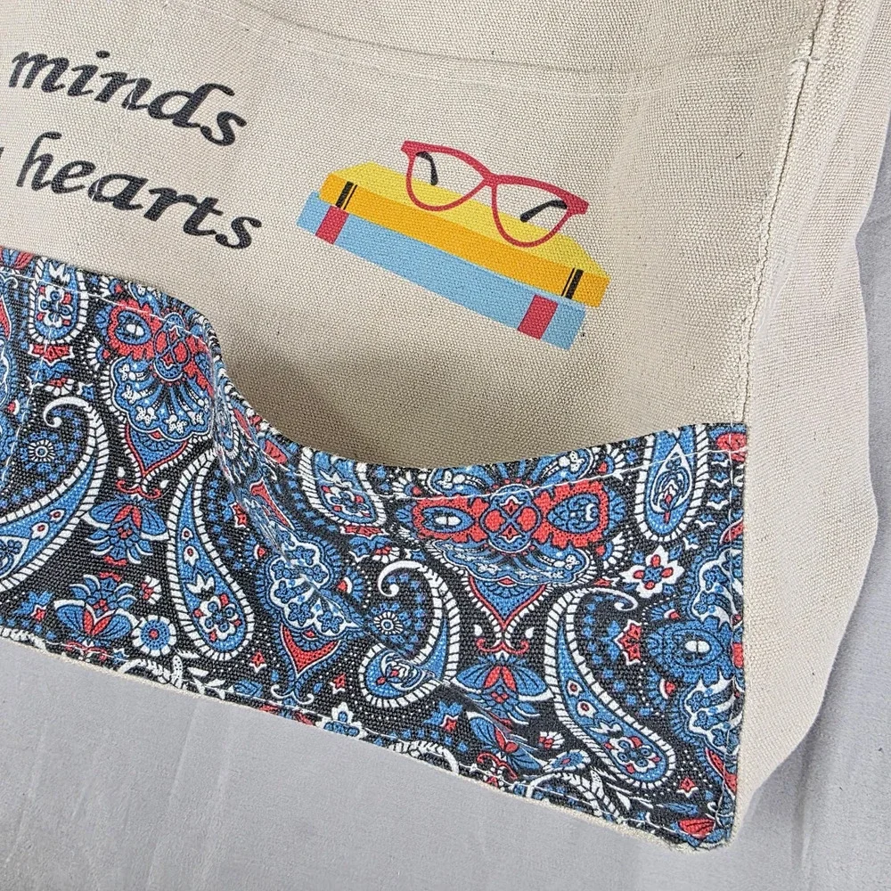 Teacher Canvas Tote Bag 
